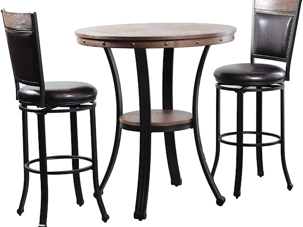 3-Piece Pub Table Set