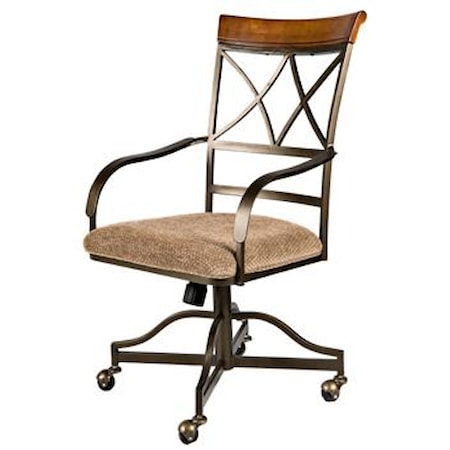Swivel Tilt Dining Chair with Casters
