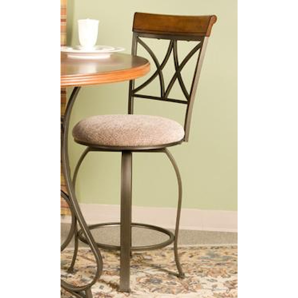 Powell Hamilton Swivel Counter Stool