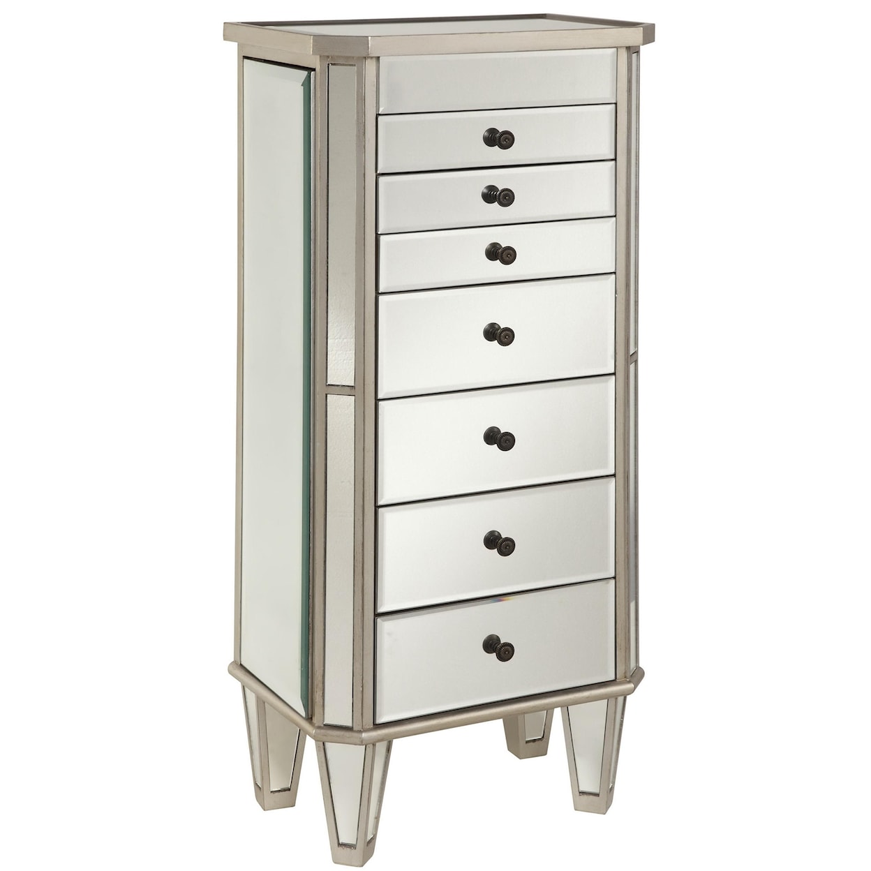 Powell Jewelry Armoire Mirrored Jewelry Armoire