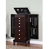 Powell Jewelry Armoire Contemporary “Merlot” Jewelry Armoire