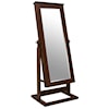 Powell Jewelry Armoire Walnut Cheval Jewelry Wardrobe