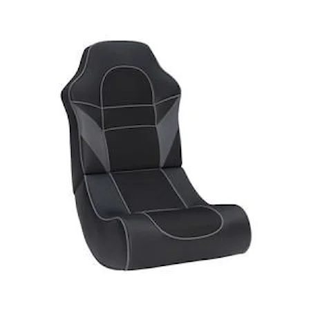 black gaming chair