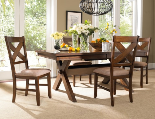 Rustic 5-Piece Dining Set