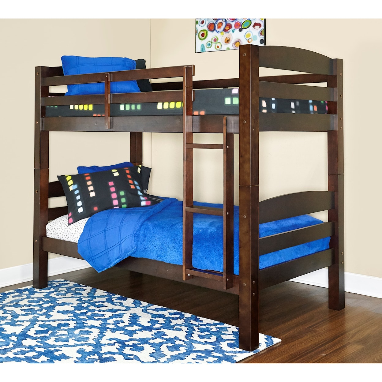 Powell Levi Twin Over Twin Bunk Bed