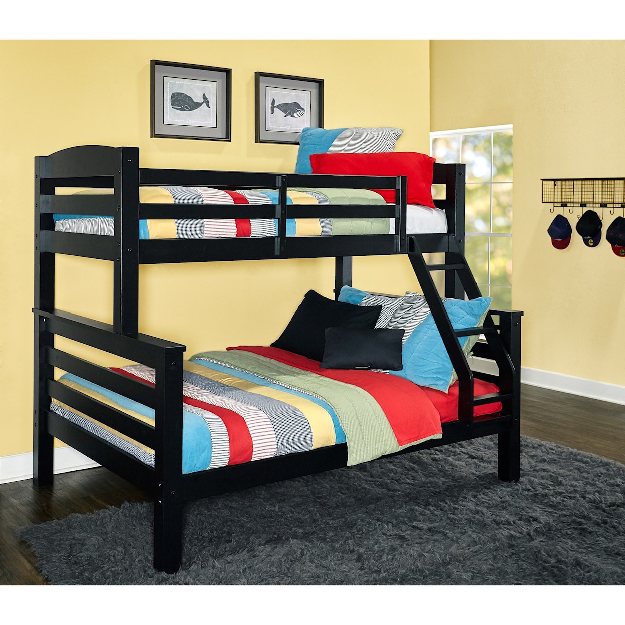 Powell Levi Twin over Full Bunk Bed