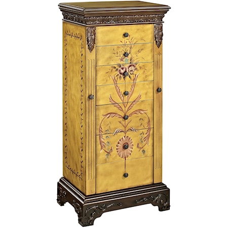 Hand Painted Jewelry Armoire