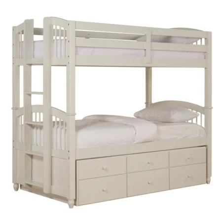 Twin Bunk Bed with Trundle