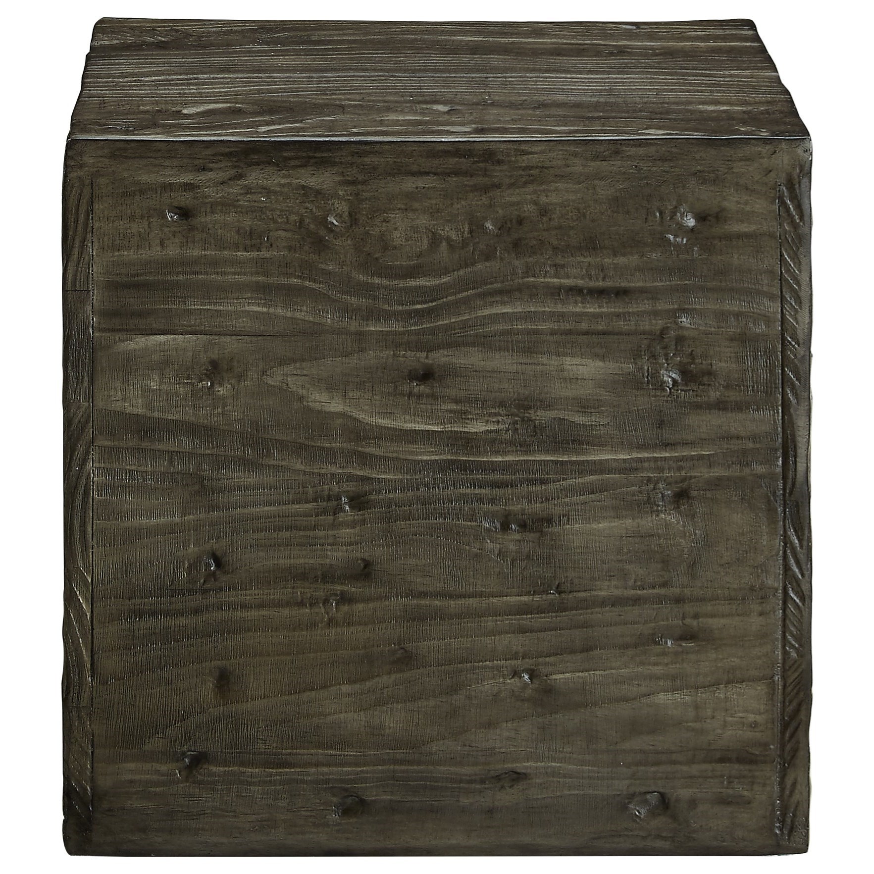 Powell Warner Crate End Table