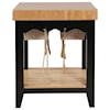 Powell White Kitchen Island