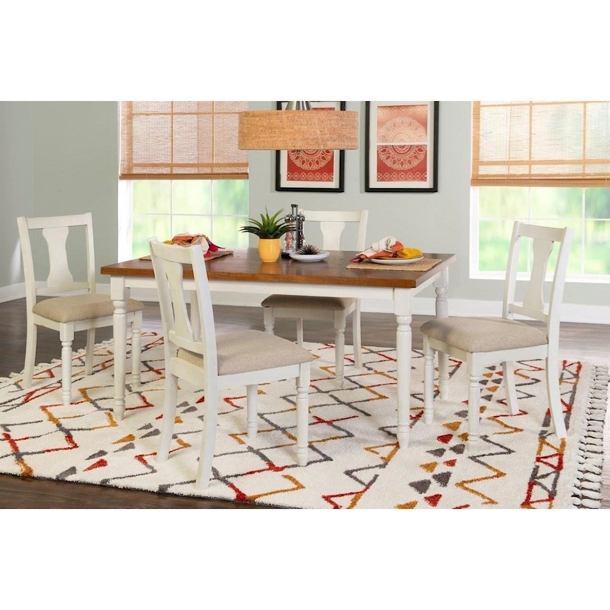 Powell Willow 5-Piece Dining Set