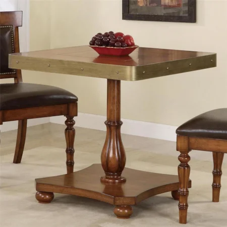 Antique Brass Game Table