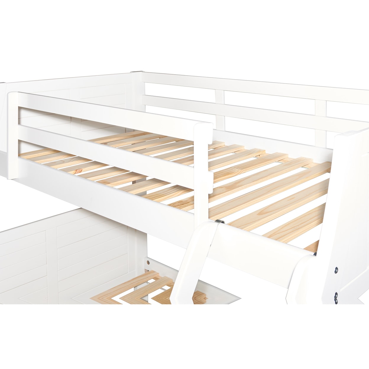 Powell Youth Beds and Bunks Easton White Bunk Bed