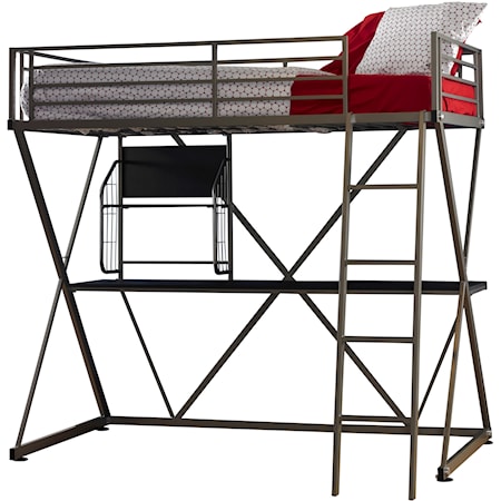 Pewter Z Loft bed