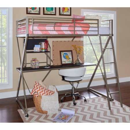 Pewter Z Loft bed