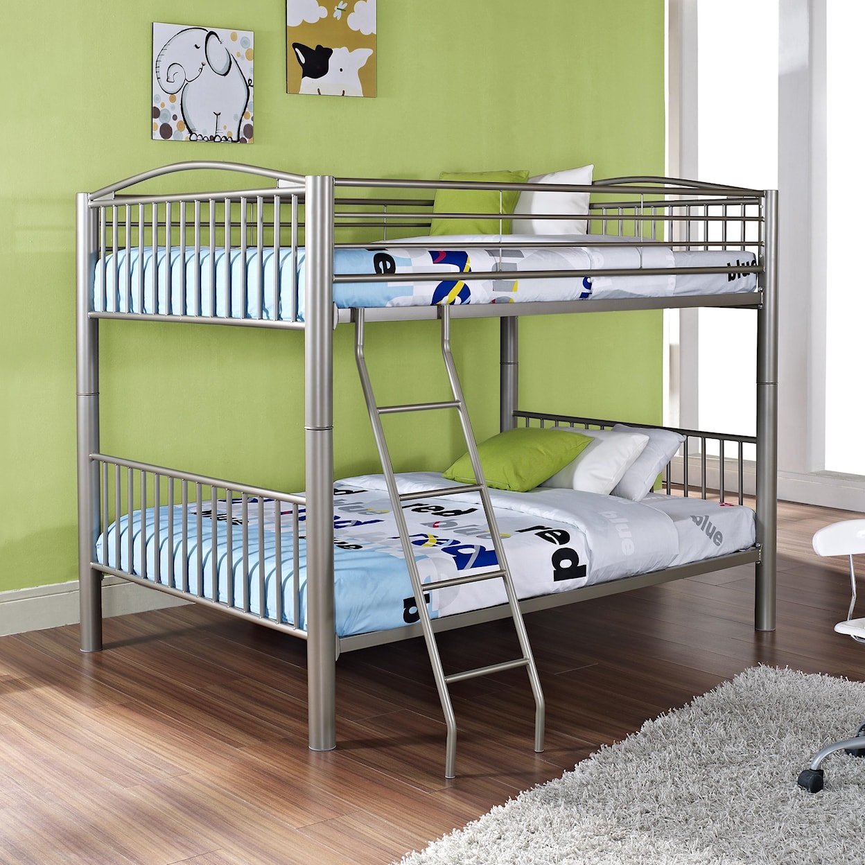 Powell Youth Beds and Bunks Full Metal Bunk Bed