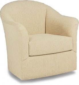 Casual Attached Back Swivel Chair