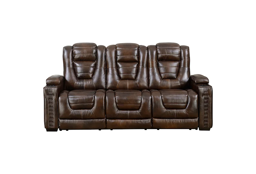 Big Chief Power Reclining Sofa by Prime Resources International at Conlin's Furniture