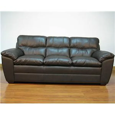 Leather Upholstered Sofa