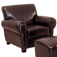 Upholstered Leather Chair