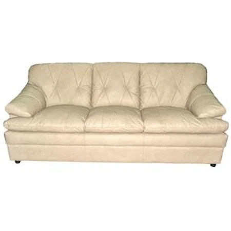 Stationary Sofa with Pillow Top Seating