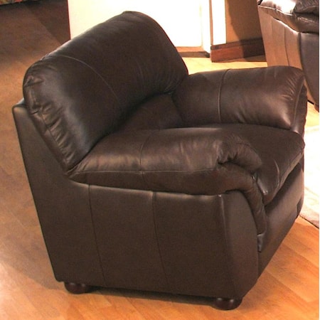Stationary Leather Chair