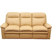 Reclining Sofa with Pillow Top Cushions