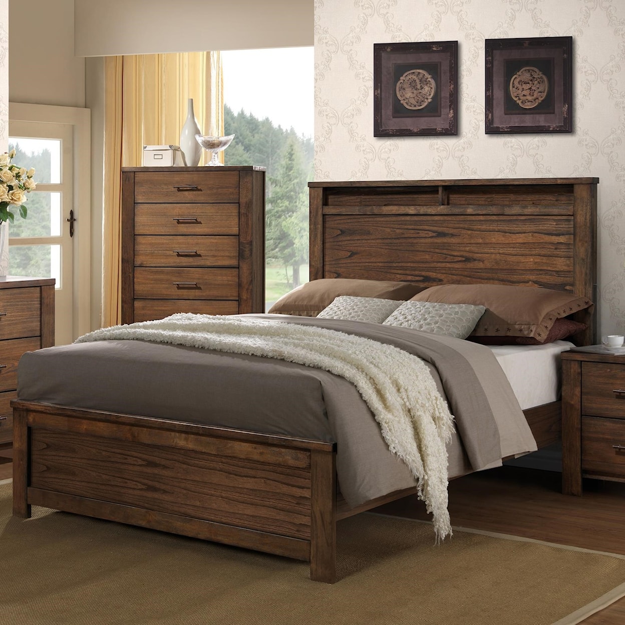 Progressive Furniture Brayden 6/6 King Complete Bed