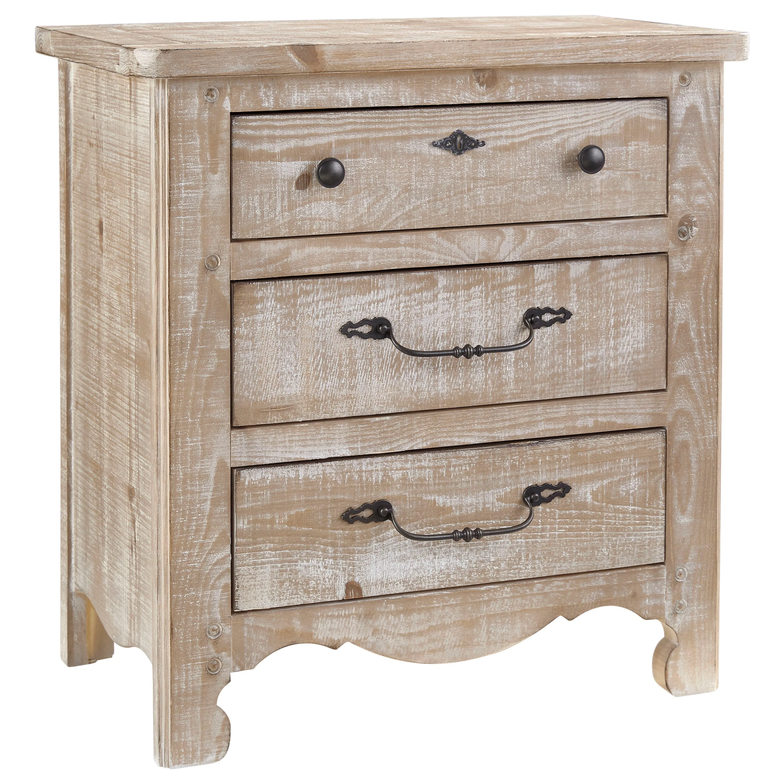 Progressive Furniture Chatsworth B64343 Cottage Distressed Pine 3