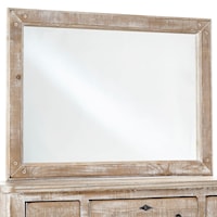 Cottage Distressed Pine Dresser Mirror