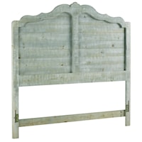 Cottage Queen-Size Distressed Pine Headboard