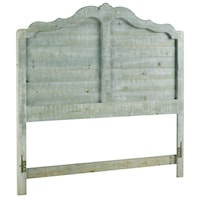 Cottage King-Size Distressed Pine Headboard