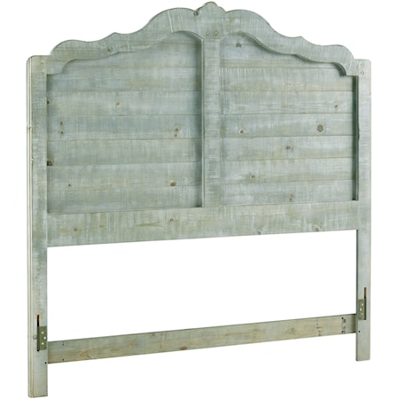 Cottage King-Size Distressed Pine Headboard