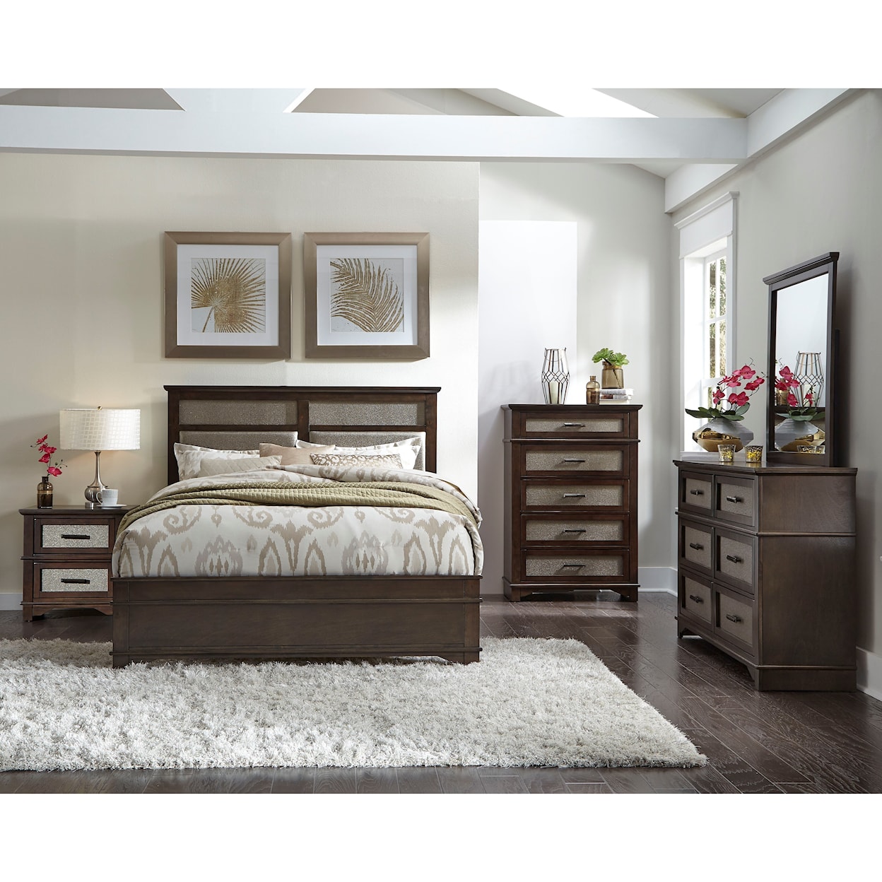 Progressive Furniture Dazzle Queen Bedroom Group
