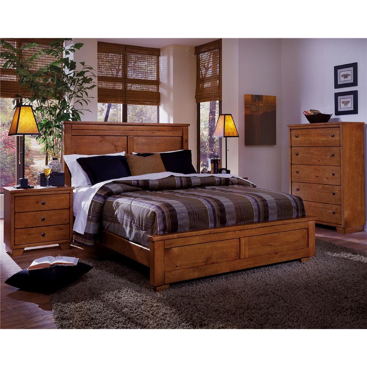 Carolina Chairs Diego Queen Panel Bed