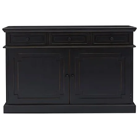 Traditional 3-Drawer and 2-Door Credenza 