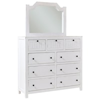 Relaxed Vintage Dresser and Mirror Set