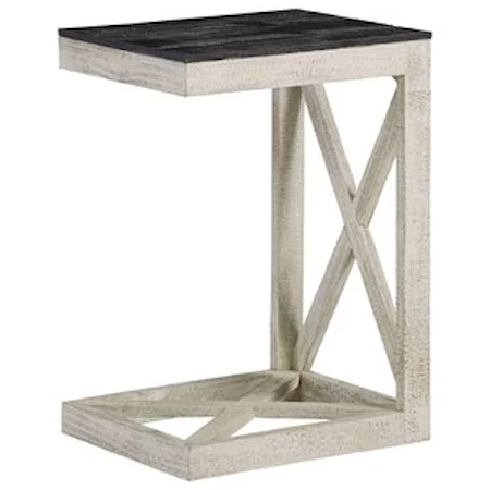 Modern Rustic C End Table