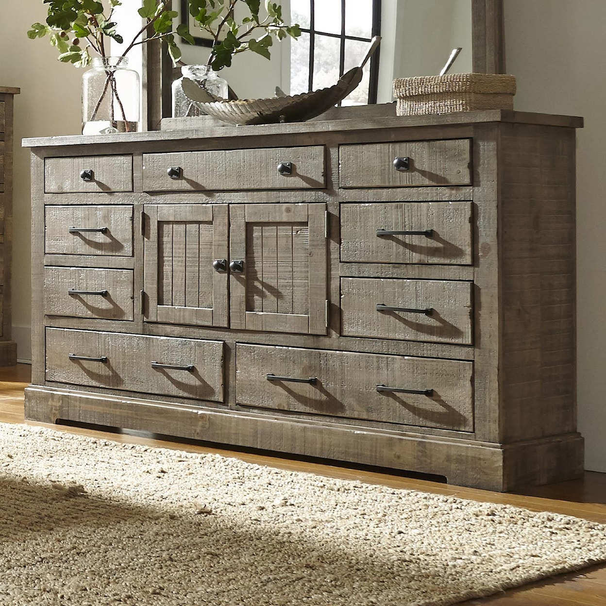 Progressive Furniture Meadow Door Dresser