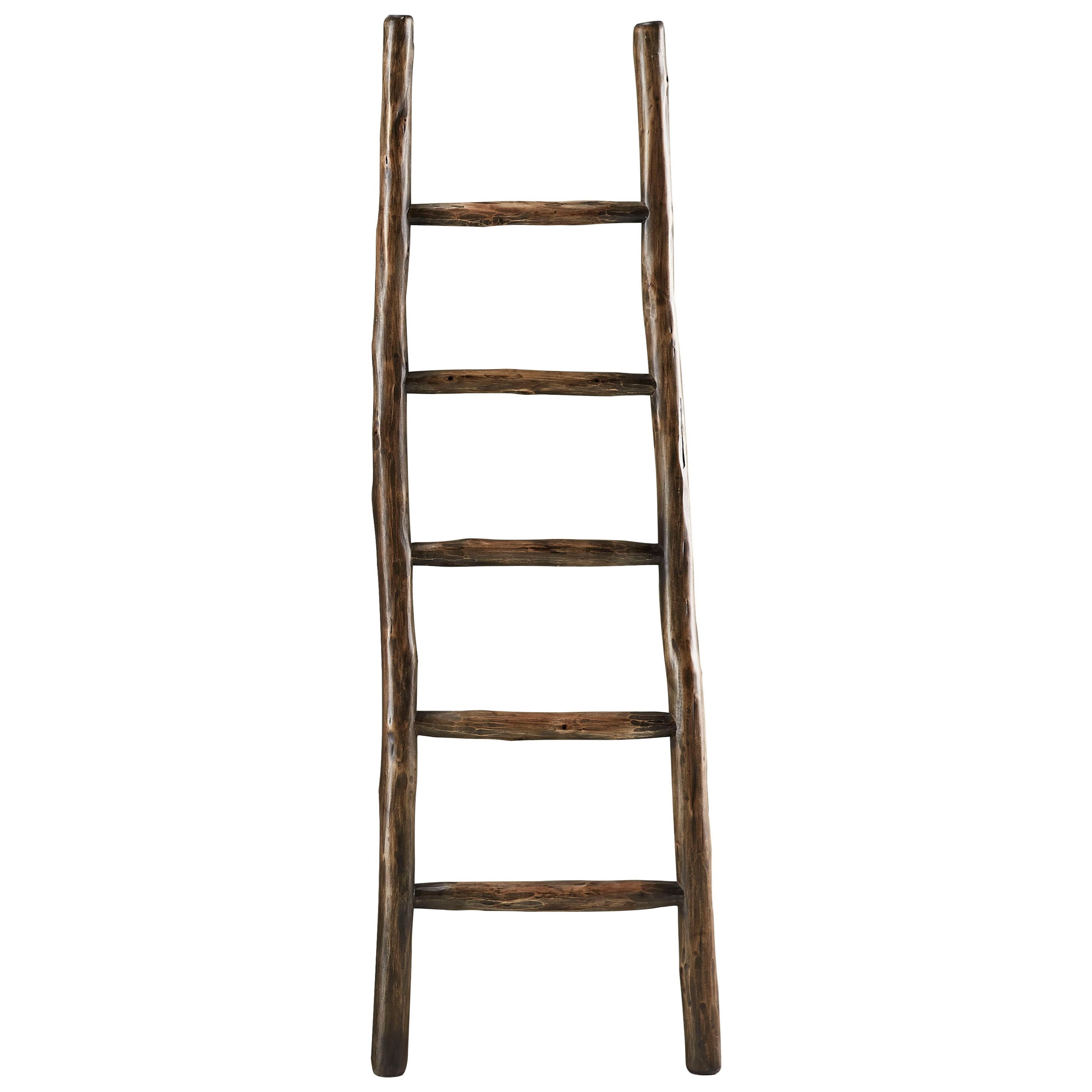 Rustic white sales blanket ladder