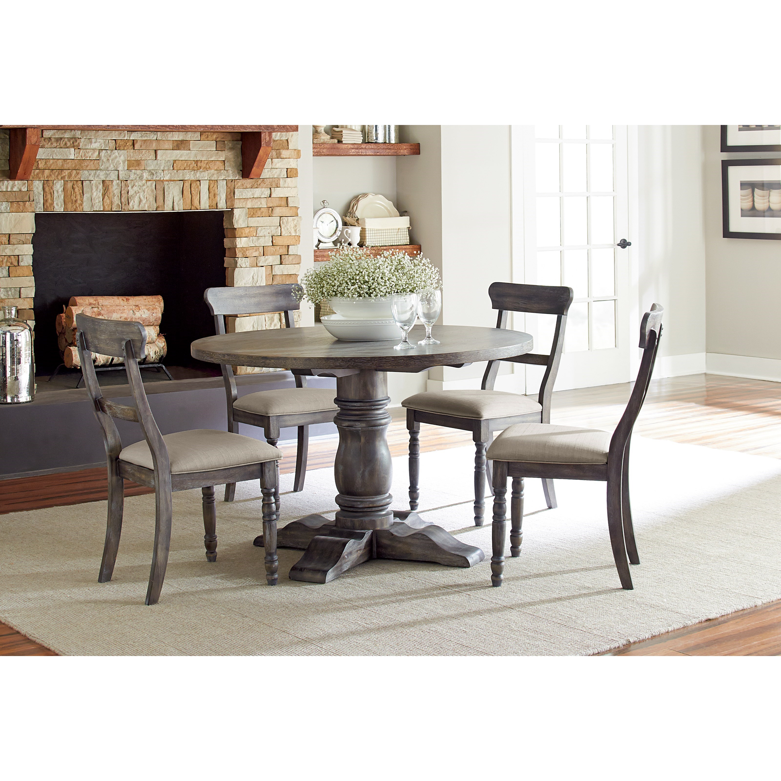 Progressive Furniture Muses P83613B/13T Transitional Round Dining