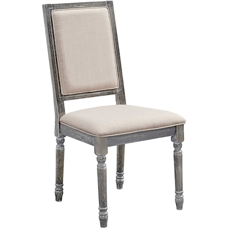 Upholstered Back Chair