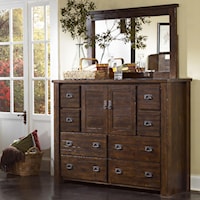 Casual Dresser w/ Landscape Mirror