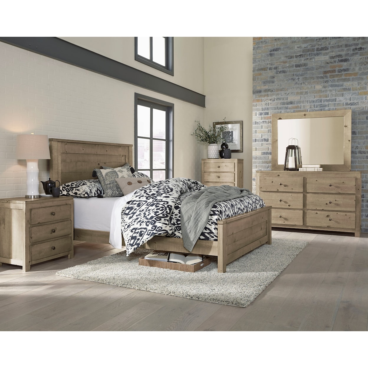 Progressive Furniture Wheaton Queen Bed Room Group