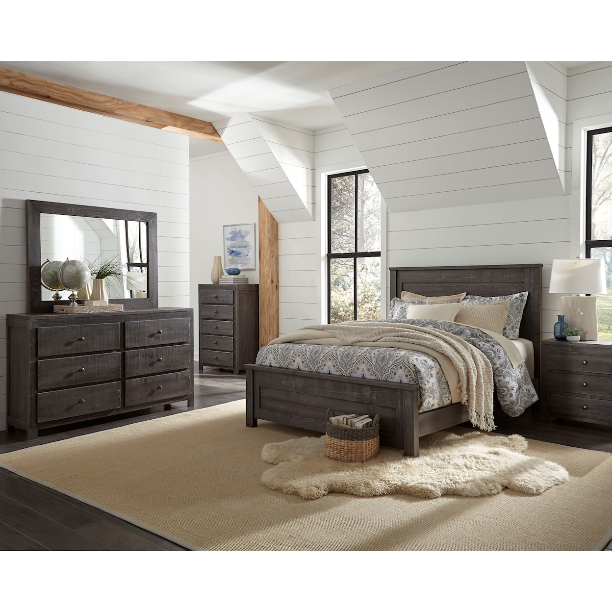 Progressive Furniture Wheaton Queen Bed Room Group