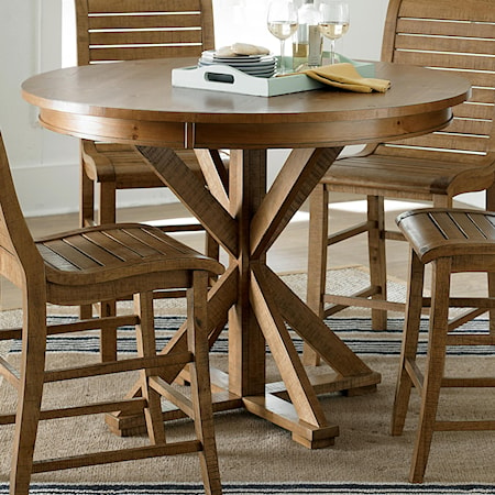 Round Counter Height Table