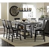 Progressive Furniture Willow Dining 7-Piece Rect. Counter Height Table Set