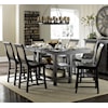Carolina Chairs Willow Dining 7-Piece Rect. Counter Height Table Set