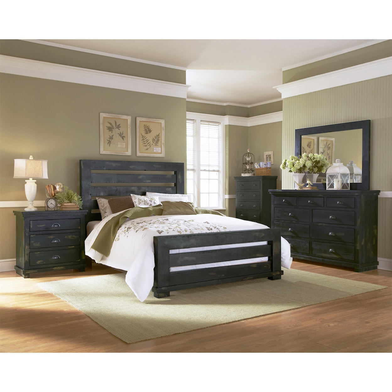 Progressive Furniture Willow Queen Bedroom Group