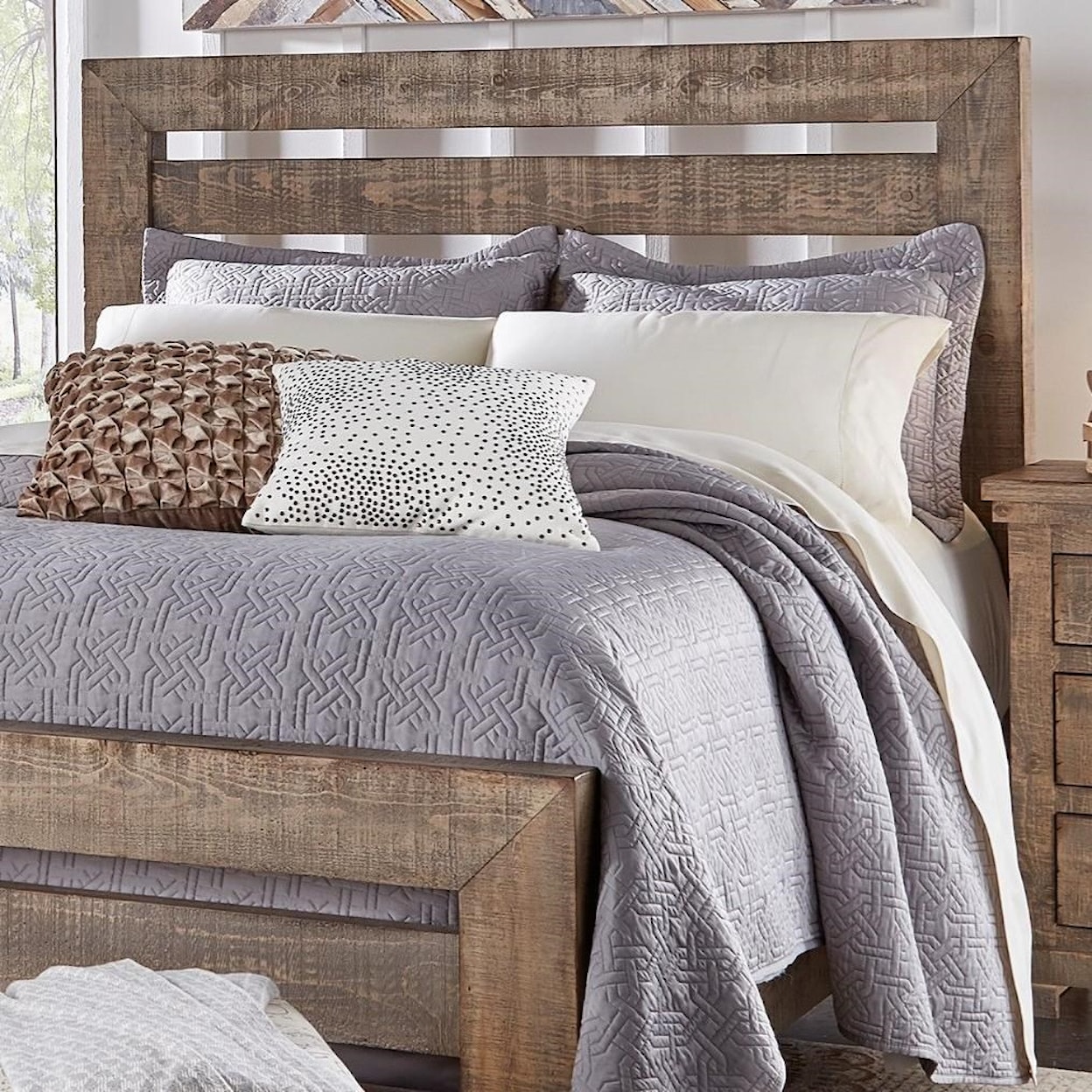 Progressive Furniture Willow Queen Slat Headboard